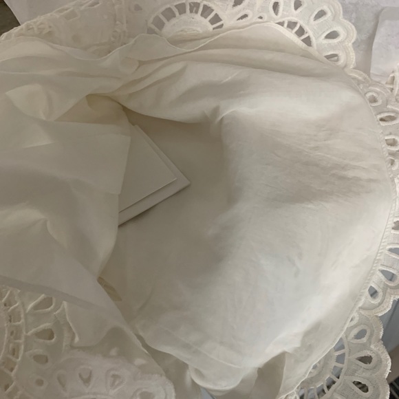 Zimmermann Bellitude Scalloped Eyelet Linen Shorts - Picture 10 of 14